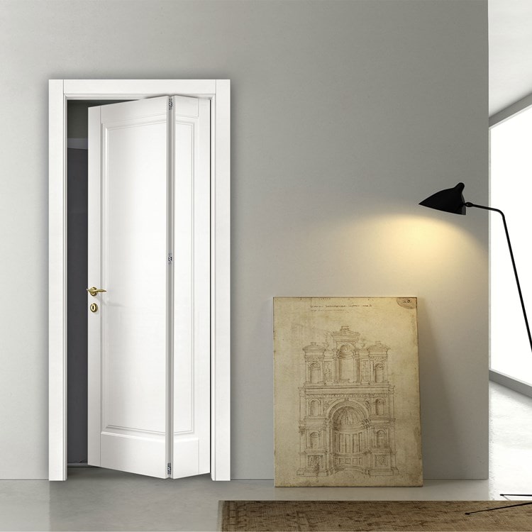 porte a soffietto stile classico di qualità di colore bianco