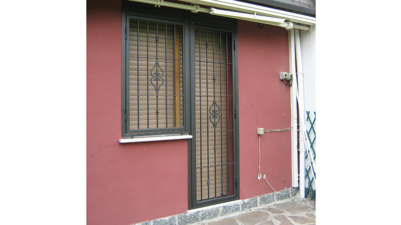 Security Bars and Gates for French Windows and Windows of a Residential Building