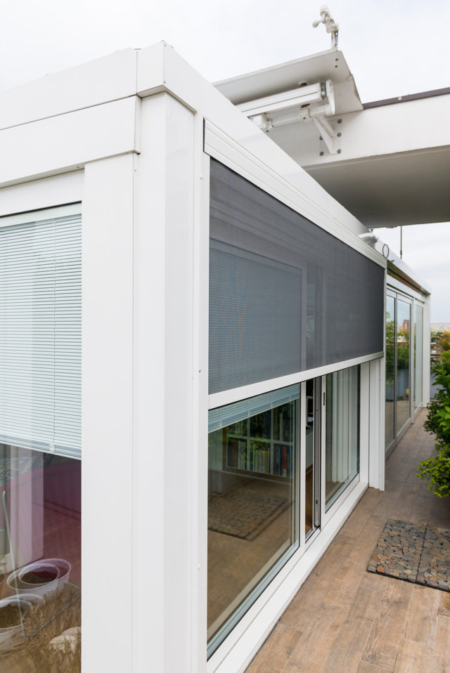 schuco veranda with thermal break designed and installed by Aluser schuco milan dealer