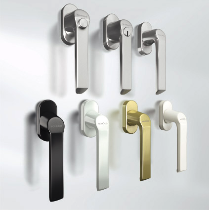 handle models used in the production of pvc windows and doors