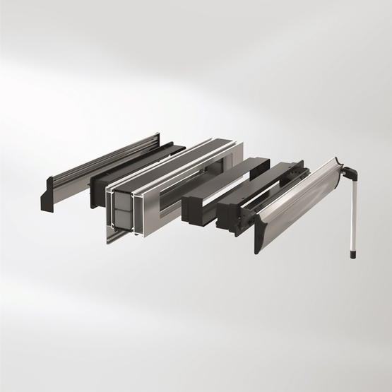 schuco ventoframe system for aluminium frames to facilitate internal ventilation