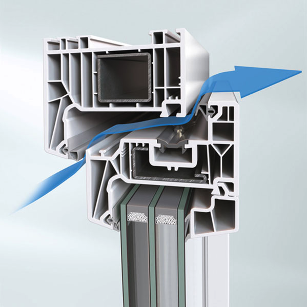 sistema di ventilazione variotec per serramenti in pvc schuco