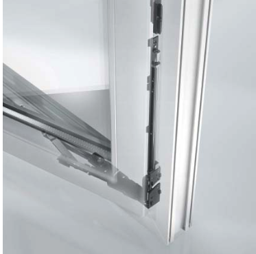 concealed hinge system used in the production of schuco pvc windows and doors
