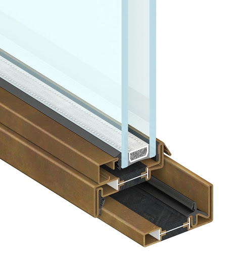 detail of the thermal break of the windows and doors dry steel profile manufacturer