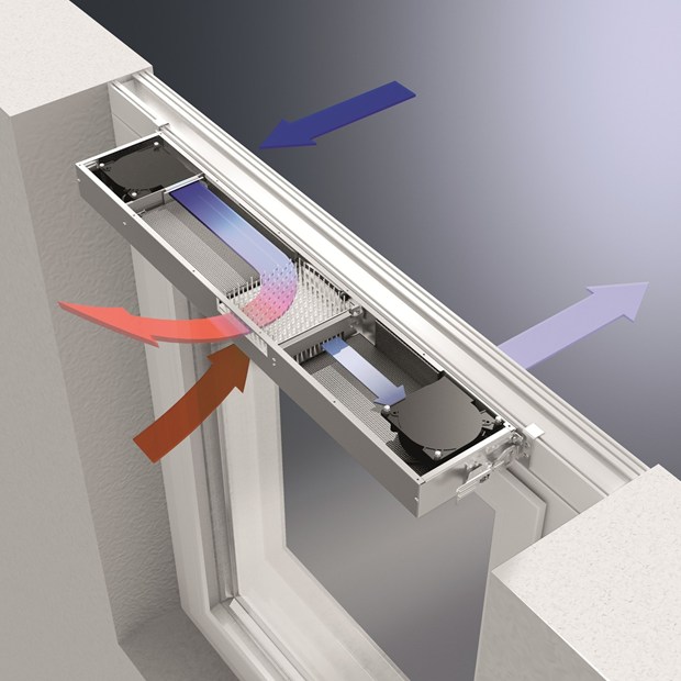 serramenti schuco con sistema di ventilazione ventotherm