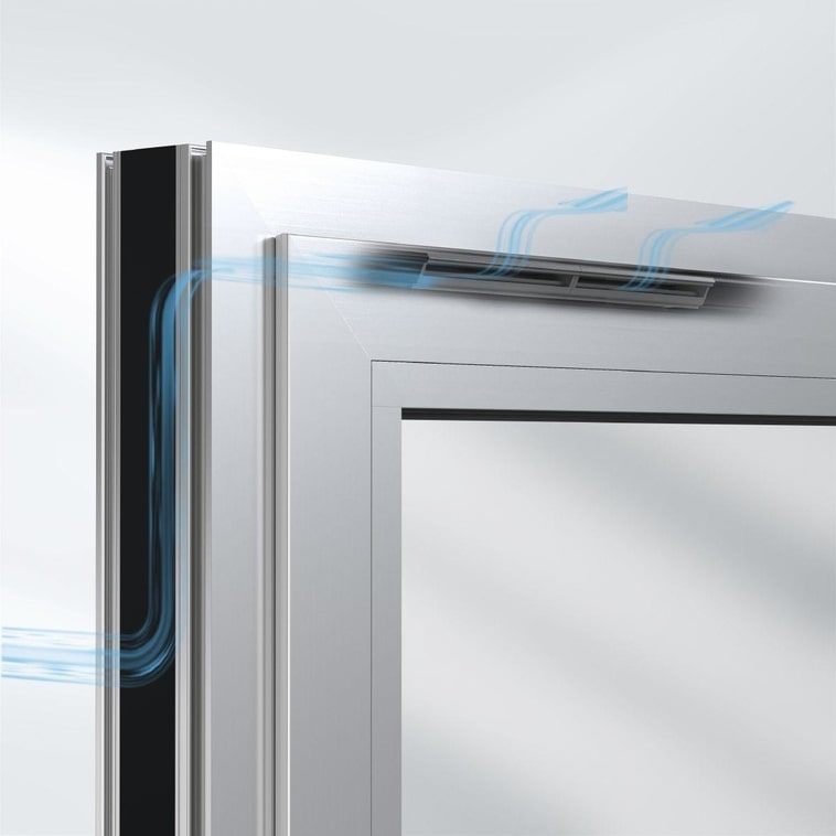 ventoair system for schuco windows for automatic interior ventilation