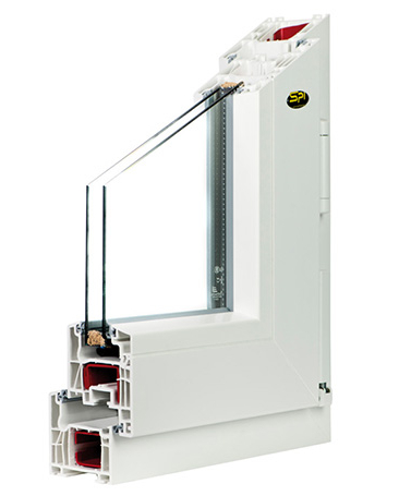 profilo di infissi spi in pvc