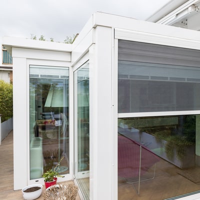 aluser aluminium design verandas with integrated flyscreens