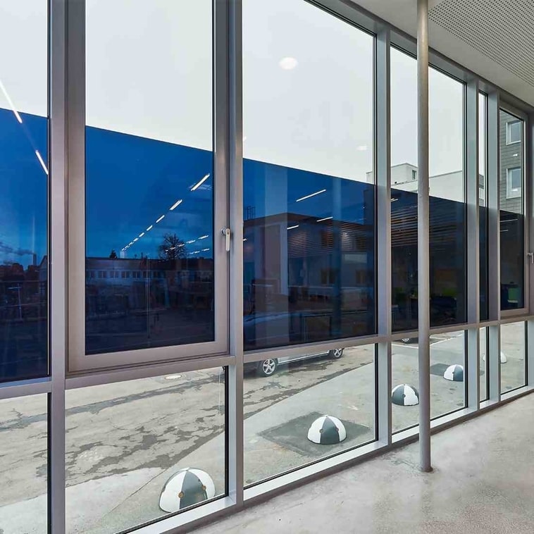 sageglass dynamic glass by saint gobain for schuco windows and doors