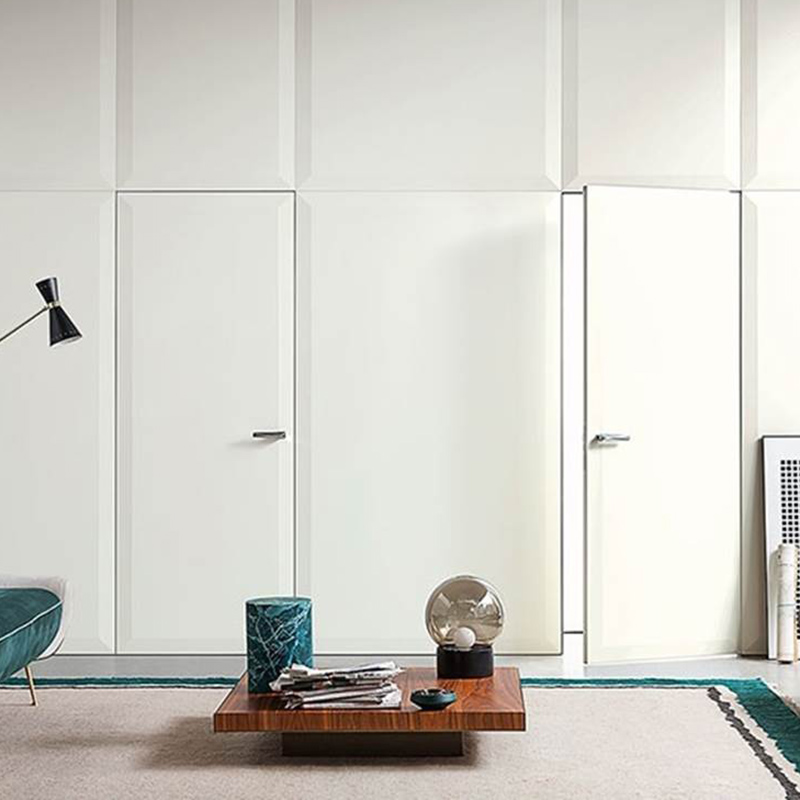 Porte Interne ad effetto Boiserie a Rilievo con Aluser Design Milano