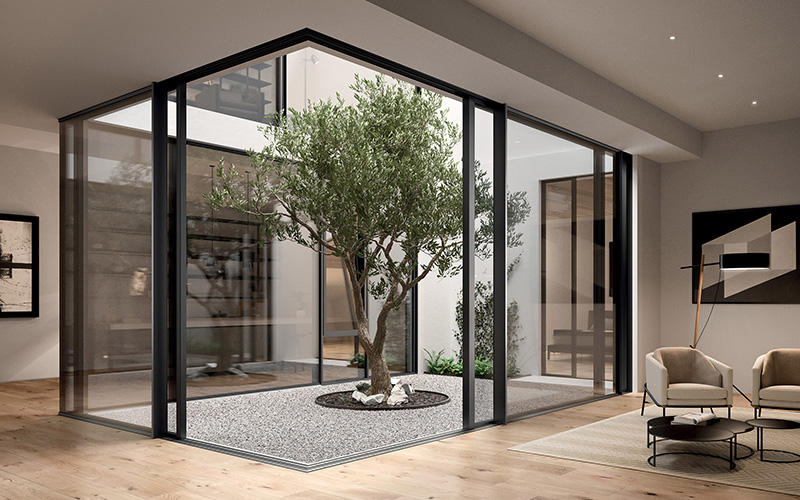ASE 67 PD: Schuco presents the panorama sliding door with total transparency